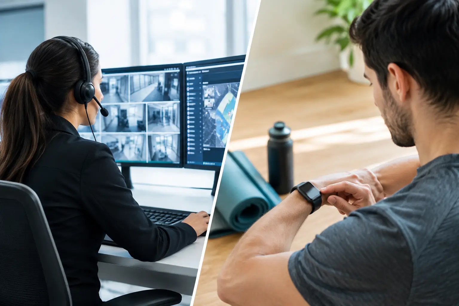 Professional Monitoring vs Self Monitoring
